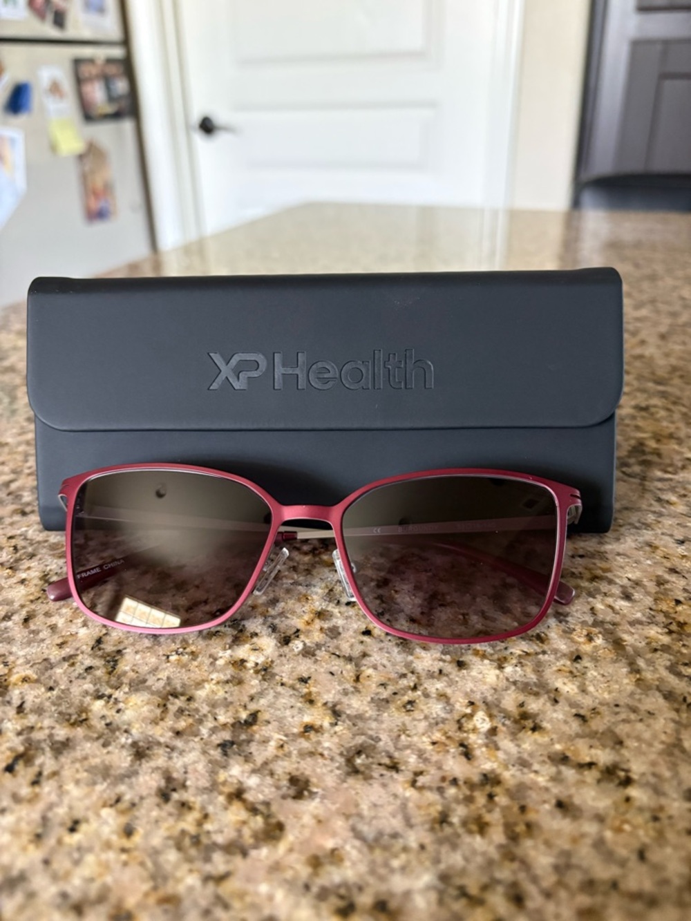 Matte Burgundy Square Women's Sunglasses
